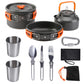 Aluminium Utomhus Camping Köksredskap Set