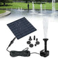 Utomhus Solar Fountain Vattenpump Set för trädgård