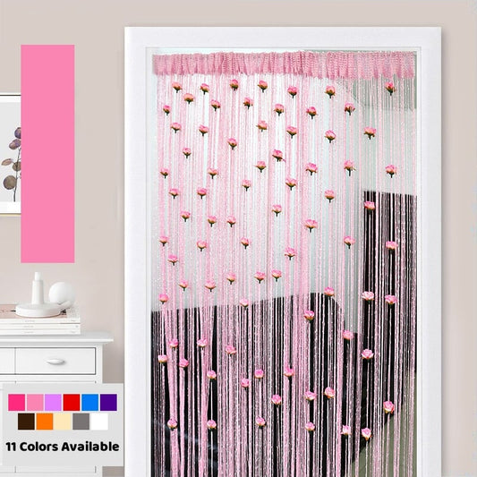 (🔥HOT REA NU 49% RABATT) - Rose Thread Door Gardin