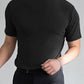🎁2025 Nyår Hot Sale🎁Hög hals Slim Fit T-shirt för män