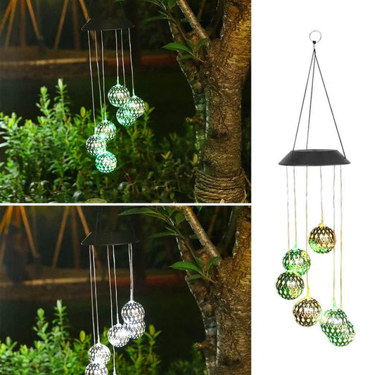 Solar Wind Chime utomhusljus