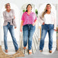 Nyårskampanj🎁 50% rabatt -Jeans med hög stretch och magkontroll