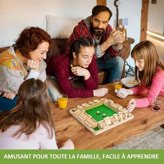 🔥ROLIGA FAMILJESPEL-Shut The Box Brädspel🎲