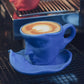 Metal Touching Face Creative Keramisk Kiss-kaffemugg