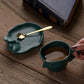 Metal Touching Face Creative Keramisk Kiss-kaffemugg