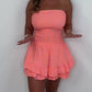 💗Sommar specialer💗Casual axelbandslös tryckt romper