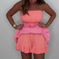 💗Sommar specialer💗Casual axelbandslös tryckt romper