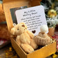 ✨Helande docka present✨Handgjord mini plysch teddybjörn