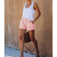🌞2025 Sommar Ny 🌸 High Waist Drawstring Distressed Denim Shorts