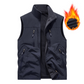 ⏰ Tidsbegränsat Erbjudande: 50% RABATT 🔥🧥 Herr Oversized Ärmlös Västjacka Med Fickor