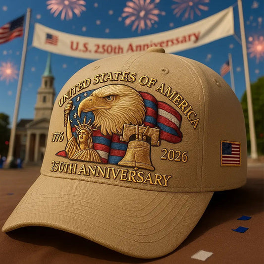 USA:s 250-årsjubileumsbasebollkeps