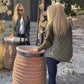 Två artiklar med gratis leverans! 🚚 Stickad Patchwork Puffig Jacka för Kvinnor