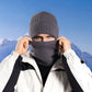 Vinter mössa Scarf Set Varm stickad mössa