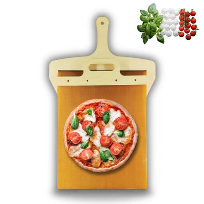 🔥 PROMOTION 49% OFF - Skjutbar pizzaskal