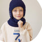 Vinter mössa Scarf Set Varm stickad mössa