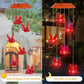 49 % RABATT - Solar Cardinal Wind Chime Light