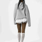S Prägung Stricken Hoodies