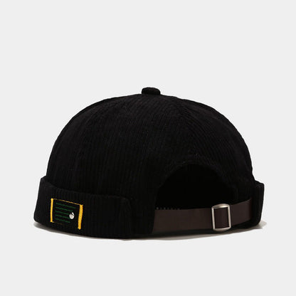 Bästa presenten - personlig vintage unisex hatt utan brätte