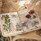 48 st Stora Torkade Blommor Stickers Set