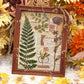 48 st Stora Torkade Blommor Stickers Set