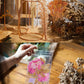48 st Stora Torkade Blommor Stickers Set
