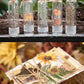 48 st Stora Torkade Blommor Stickers Set