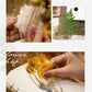 48 st Stora Torkade Blommor Stickers Set